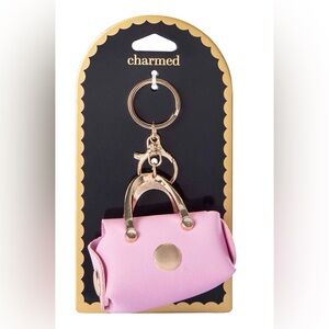 NWT Mini Bag Pink Bag Charm / Keychain